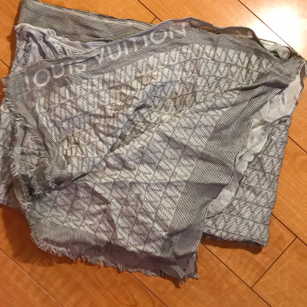 Louis Vuitton Logo Printed Summer Scarf